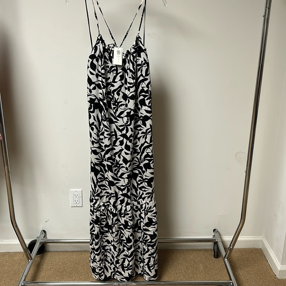 Z supply cocktail hour leaf dress black - Picture 1 of 2